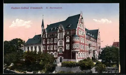 AK Kreuznach, Ansicht von St. Marienwörth