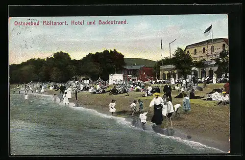 AK Möltenort, Hotel und Badestrand