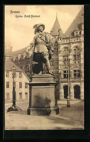 AK Bremen, Gustav Adolf-Denkmal