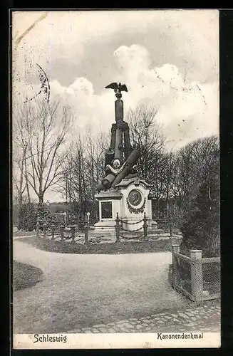 AK Schleswig, Kanonendenkmal