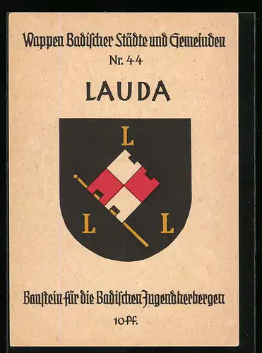 AK Lauda, Wappen Badischer Städte und Gemeinden