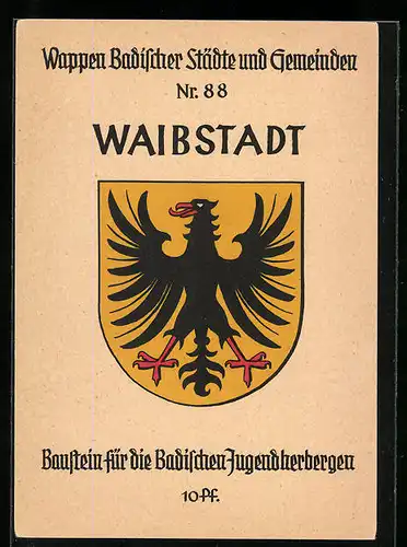 AK Waibstadt, Wappen Badischer Städte und Gemeinden