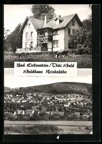 AK Bad Liebenstein i. Thür. Wald, Waldhaus Reichshöhe
