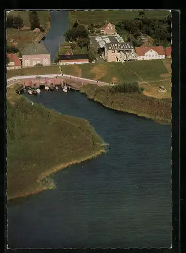 AK Bielenberg, Restaurant Zum Elbblick, Terrase am Elbdeich
