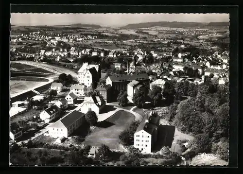 AK Ottweiler a. Saar, Staatl. Aufbauschule aus der Vogelschau