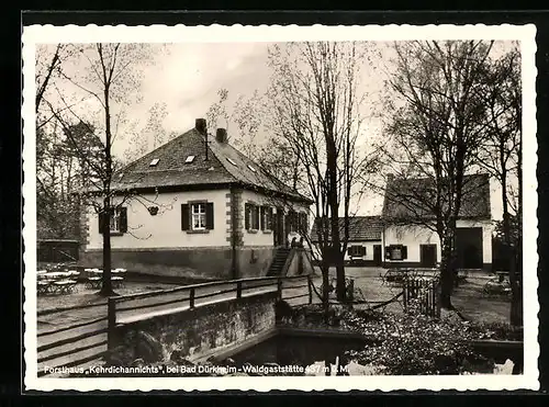 AK Bad Dürkheim, Forsthaus Kehrdichtannichts, Waldgaststätte