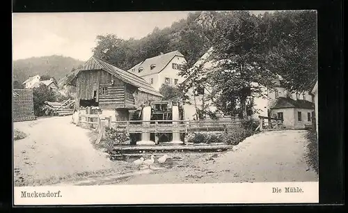 AK Muckendorf, Blick auf Wassermühle