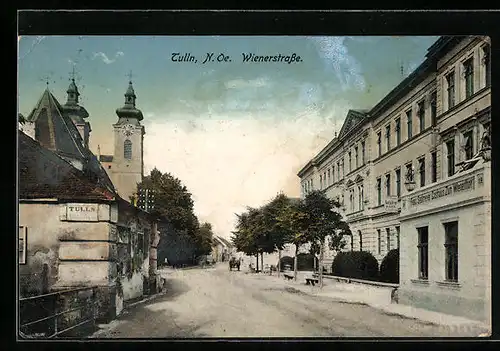 AK Tulln, Blick auf Wienerstrasse