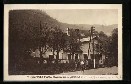 AK Reinhaus a. S., Gasthof Weidmannsheil, Inh.: A. Schwoika