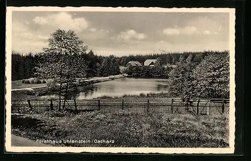 AK Harzgerode / Ostharz, Blick auf das Forsthaus Uhlenstein