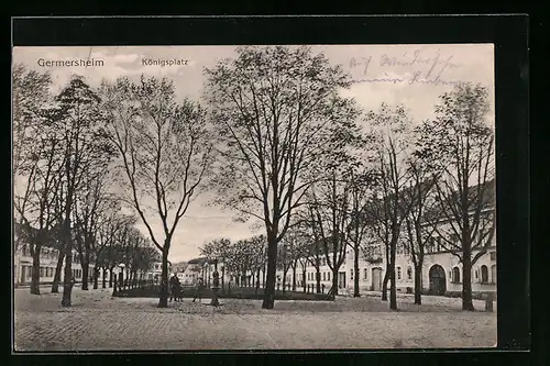 AK Germersheim, am Königsplatz