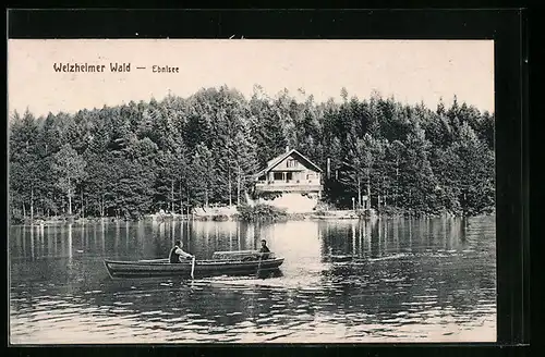 AK Ebnisee, Ruderpartie am Welzheimer Wald