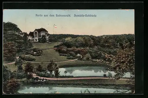 AK Aumühle-Hohfriede, Blick zum Gasthaus