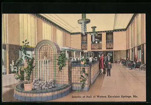AK Excelsior Springs, MO, Interior of Hall of Waters
