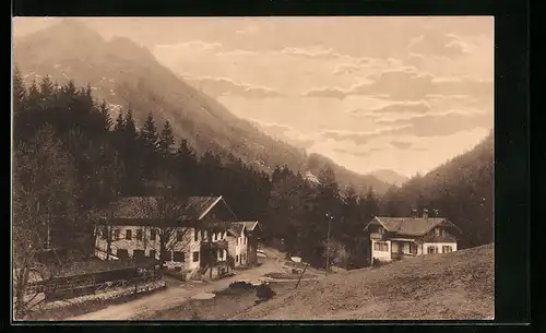 AK Birkenstein b. Fischbachau, Gasthof Oberwirt