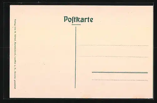 AK Lauffen a. Neckar, Stadttor mit Passanten