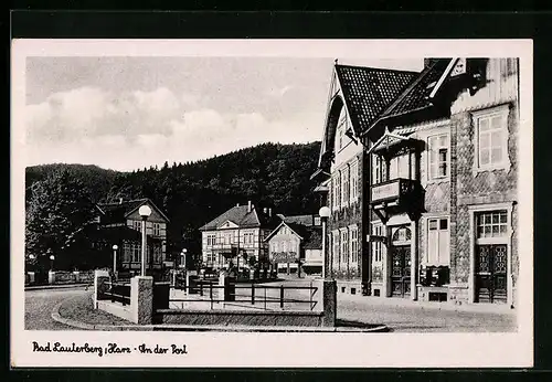 AK Bad Lauterberg / Harz, an der Post