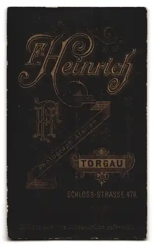 Fotografie Franz Heinrich, Torgau, Schloss-Strasse 476, Uniformierter Unteroffizier im Portrait