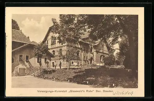 AK Dresden, Versorgungs-Kuranstalt Glaswald`s Ruhe
