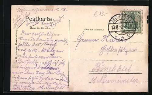 AK Grossenaspe, Geschäftshaus v. H. H. Pingel