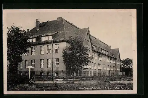 AK Cuxhaven, Nordseebad, Grimmershörn Kaserne