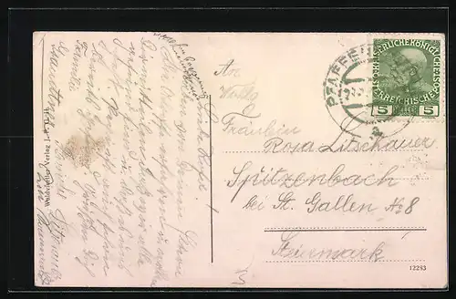 AK Heidenreichstein, Teilansicht der Ortschaft