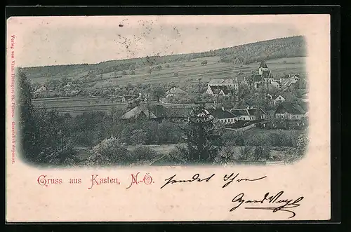AK Kasten, Ortspartie mit Kirche