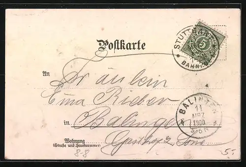 AK Junge mit Bierkrug, Werkzeug, Viribus unitis