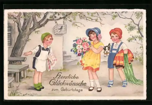 AK Kellnerin bittet Kinder zu Tisch