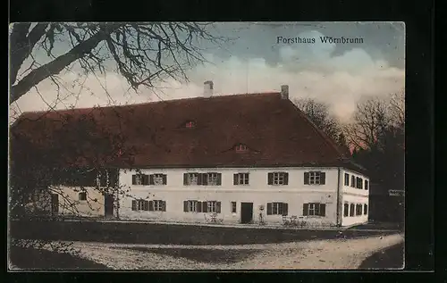 AK Wörnbrunn, Gasthaus Forsthaus