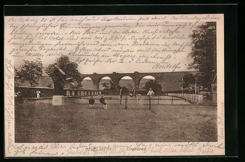 AK Gevelsberg, Strandbad mit Kindern