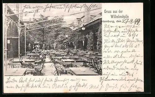 AK Hamburg-St.Pauli, Gasthaus Wilhelmshalle