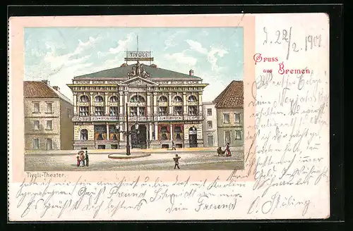 Lithographie Bremen, Tivoli-Theater