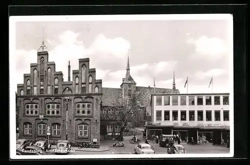 AK Rendsburg, Partie am Altstädtermarkt