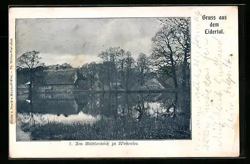 AK Westensee, Am Mühlenteich, Eidertal