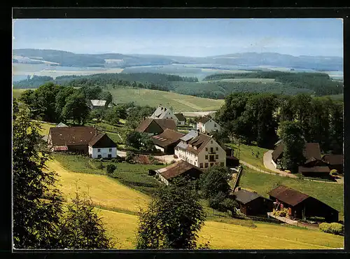 AK Wildewiese /Sauerland, Gasthof u. Pension Franz Steinberg aus der Vogelschau