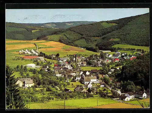 AK Endorf im Sauerland, Ortsansicht aus der Vogelschau