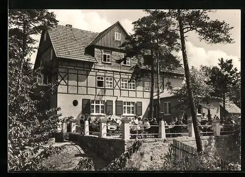 AK Klettbach, Berggaststätte und Pensionshaus Stiefelburg, Bes.: Joh. Hornung