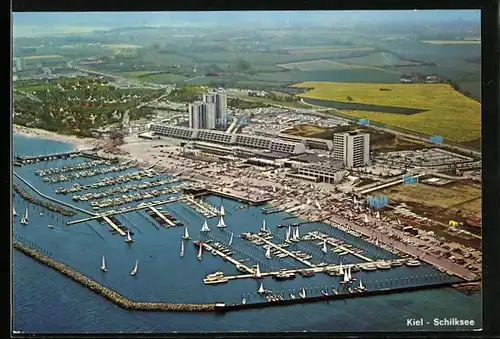 AK Kiel-Schilksee, Olympia-Hafen mit Olympia-Zentrum