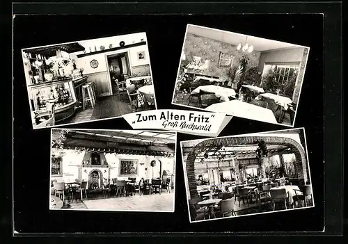 AK Gross Buchwald, Gasthaus Zum Alten Fritz, Inh.: Fritz Delfs