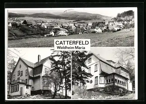 AK Catterfeld, Ortsansicht, Waldheim Maria