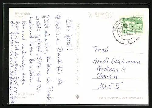 AK Finsterwalde, Am Marktplatz