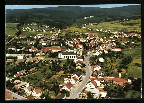 AK Weiskirchen, Ortsansicht vom Flugzeug aus