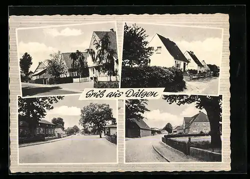 AK Dätgen über Neumünster, Strassenpartien