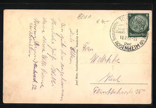 AK Törwang, Teilansicht mit Hochries