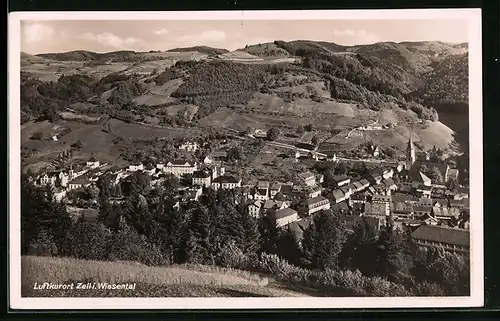 AK Zell i. Wiesental, Teilansicht