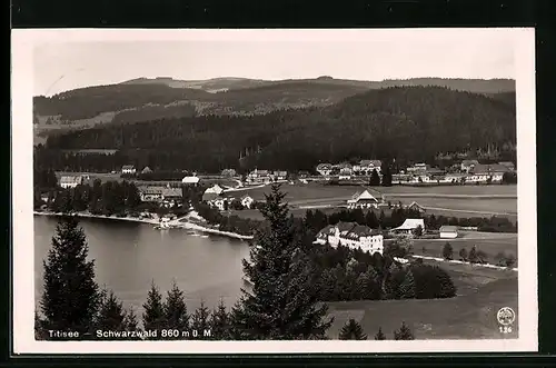 AK Titisee /Schwarzwald, Teilansicht