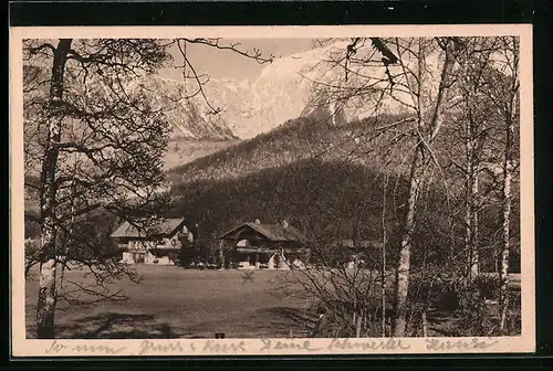 AK Schönau b. Berchtesgaden, Pension Hochwaldleben