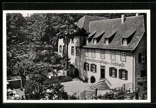 AK Heidelberg, Hotel-Restaurant zur Hirschgasse