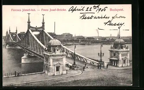 AK Budapest, Franz Josef-Brücke